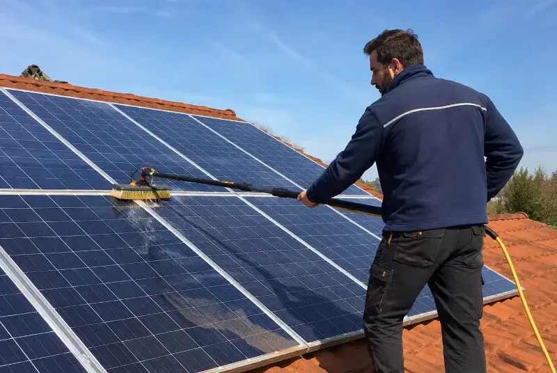 Nettoyage et entretien de panneaux solaires à Alairac